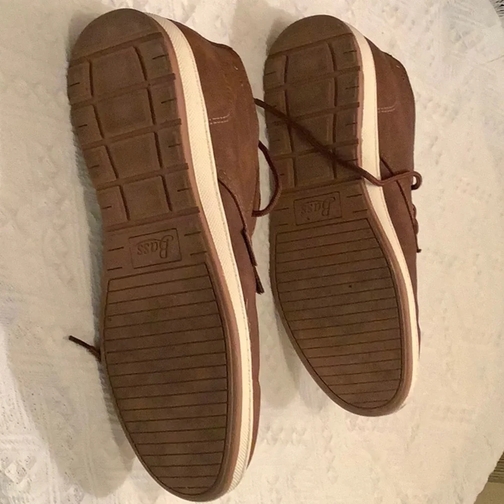 Mens Bass Ankle Top Shoe/Boot size 9 Tan - Picture 3 of 4